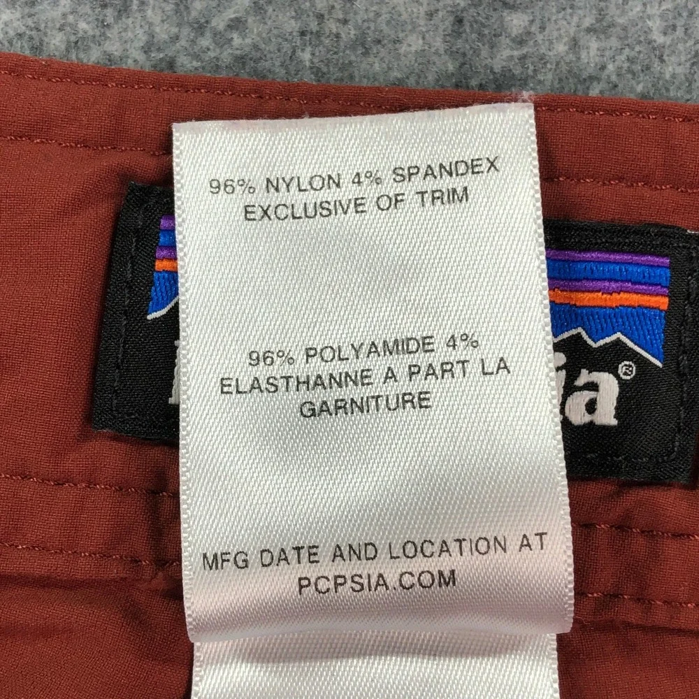 Patagonia Mens Board Shorts 38 Stretch Planing 10in Inseam Burnt Orange